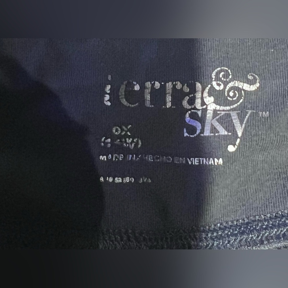 🌞 Bundle 3/$12 Terra & Sky Women's Gray Bike Shorts - Picture 3 of 4
